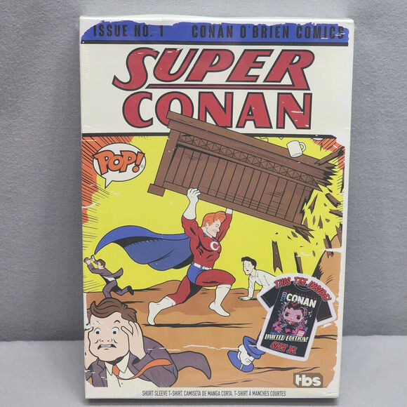 Conan Cosmic Comic BLACK XL Funko Pop T-Shirt NEW 100% Cotton - Picture 1 of 4